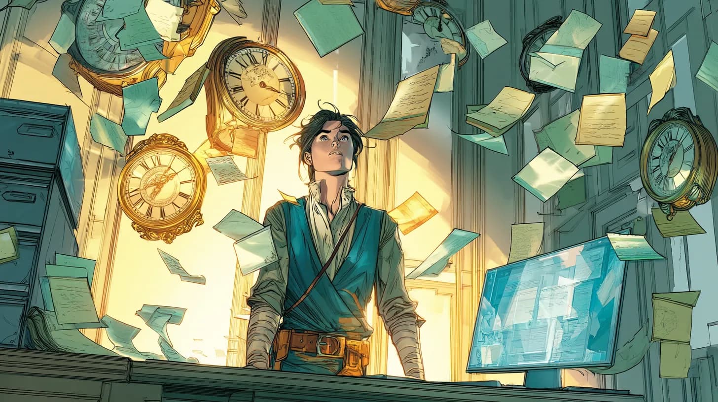 Client reacting quickly to a deadline reminder in a clean UI