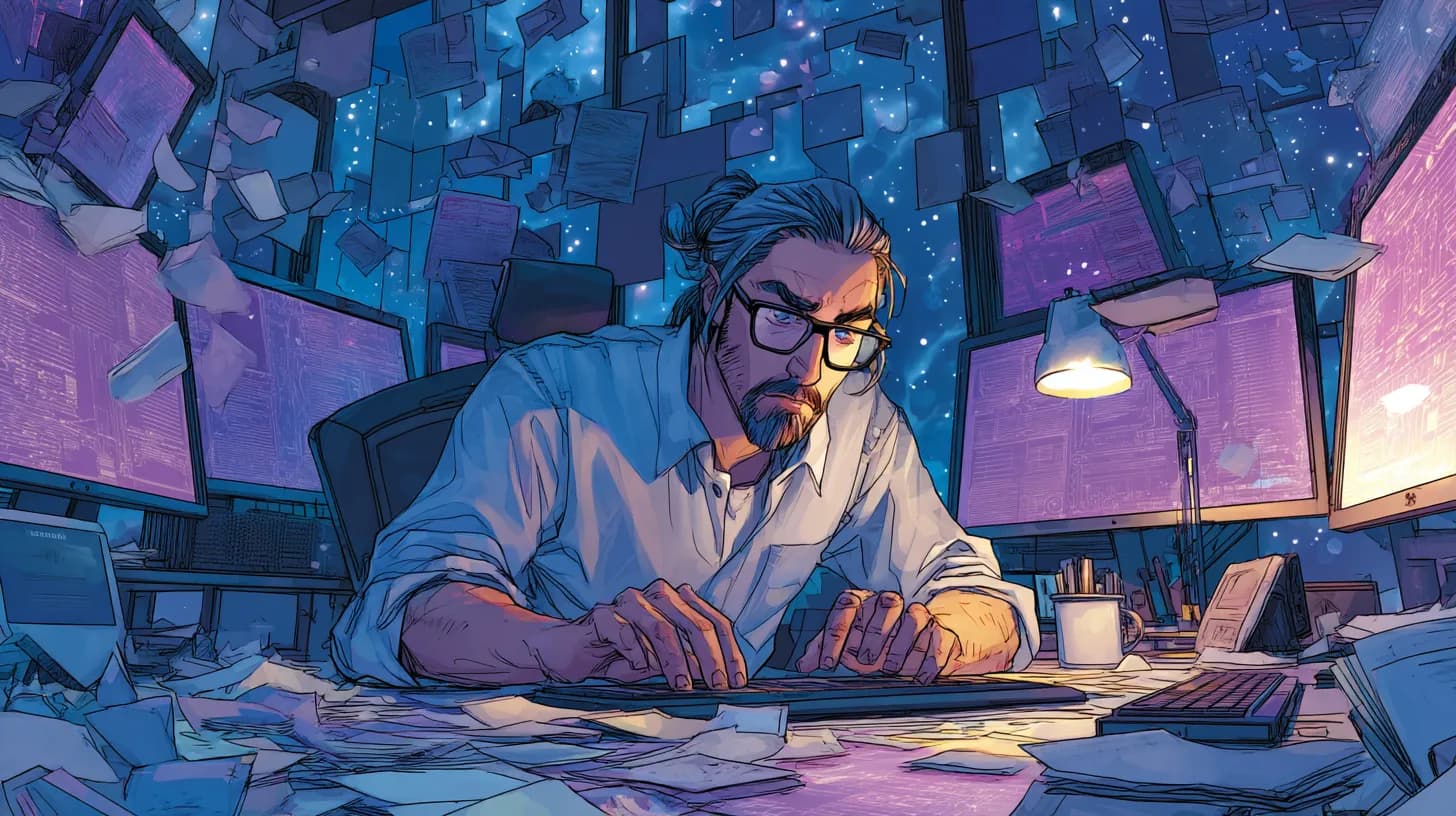 Freelancer viewing the EZinvoices dashboard showing payments, due invoices, and analytics